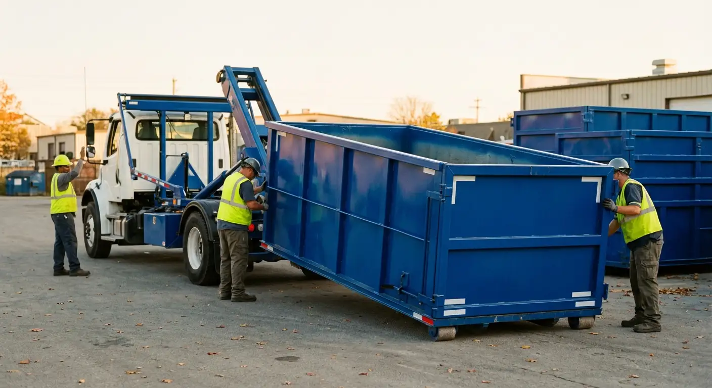 Commercial waste management and dumpster rental logistics in Largo, FL