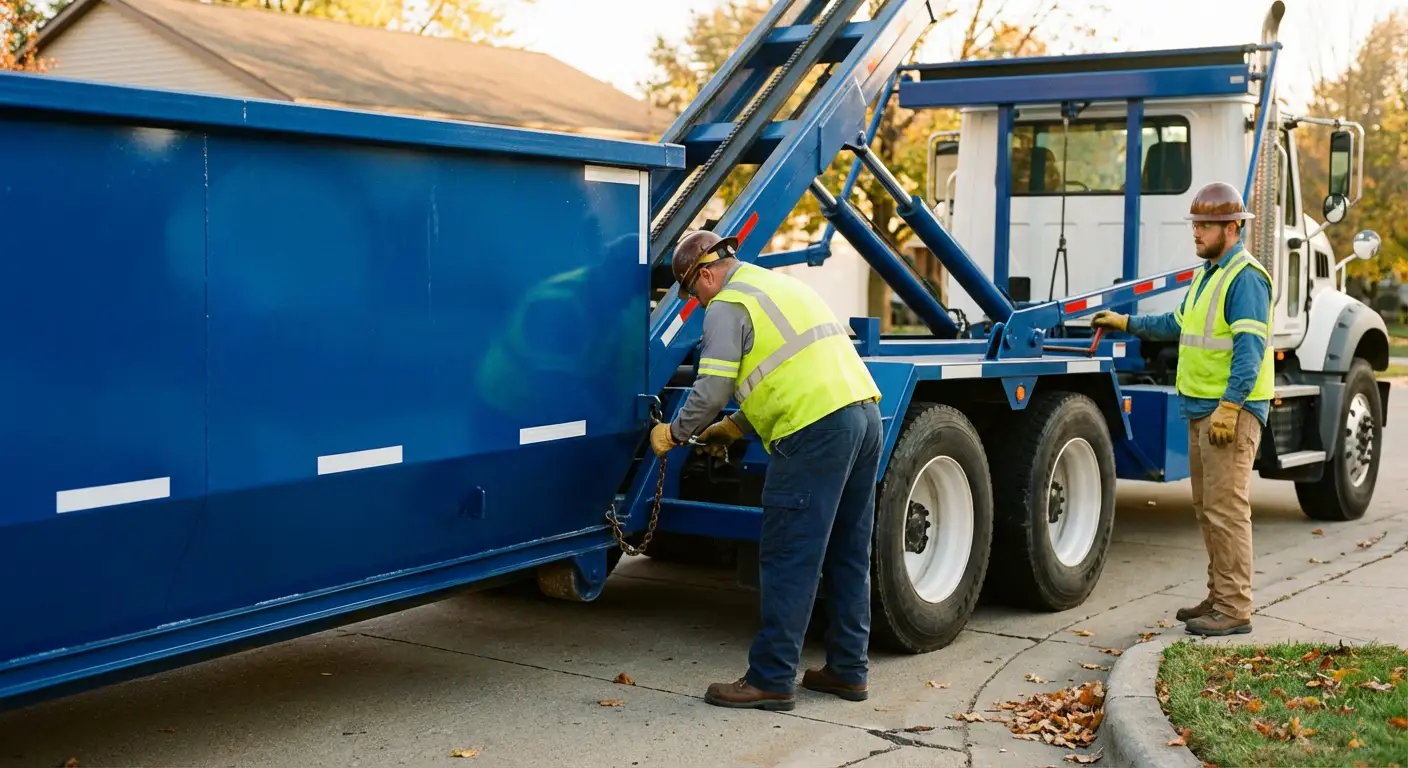 Dumpster delivery safety protocols in Largo, FL
