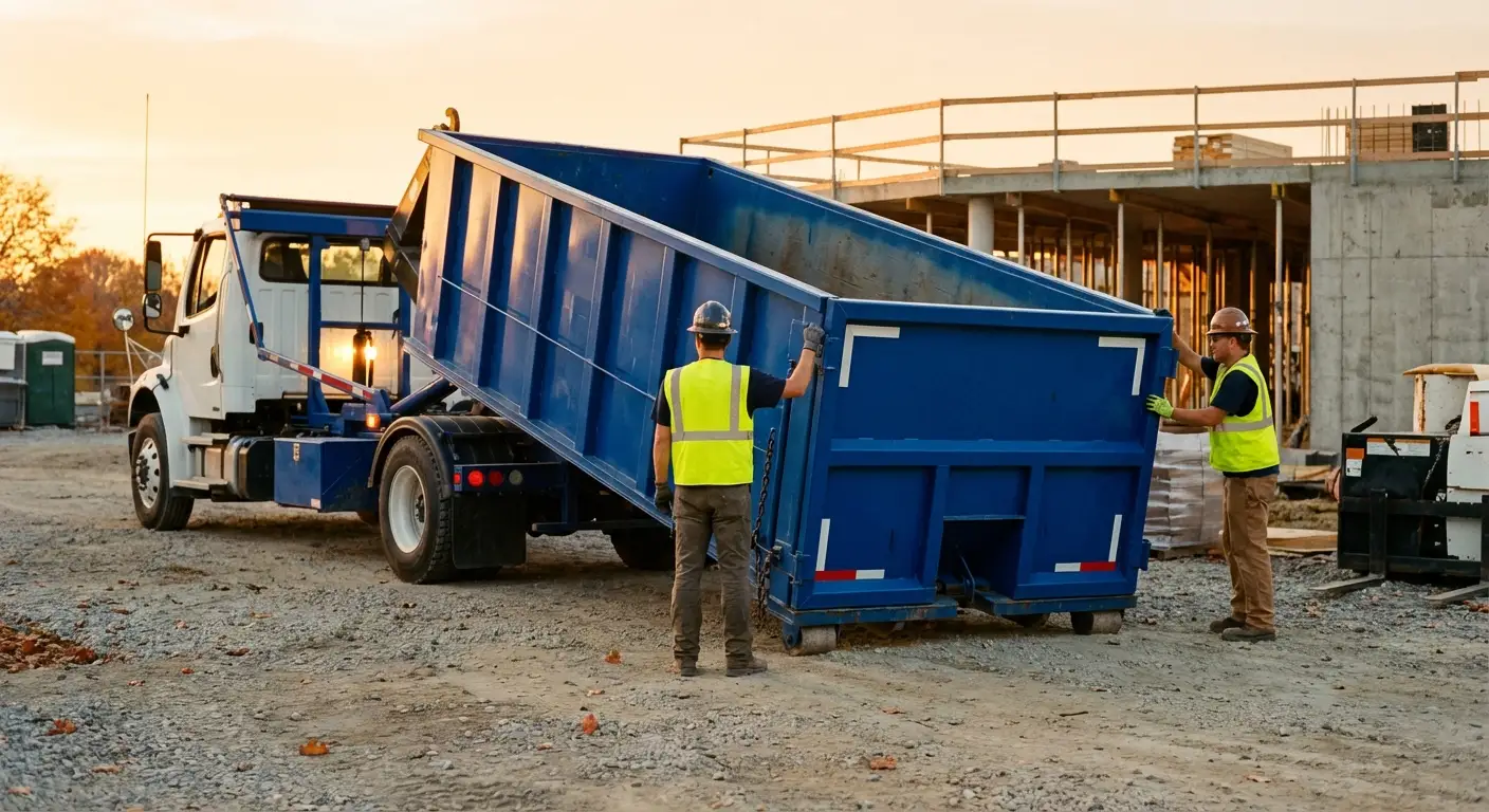 Commercial dumpster rental delivery in Largo, FL