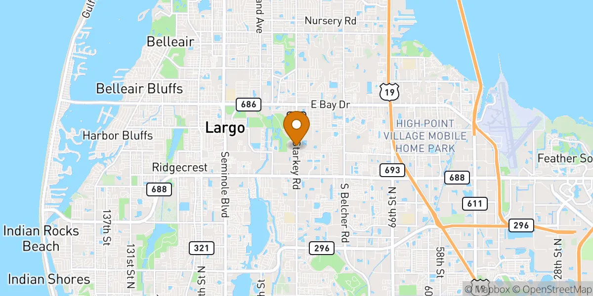  neighborhood map in Largo, FL