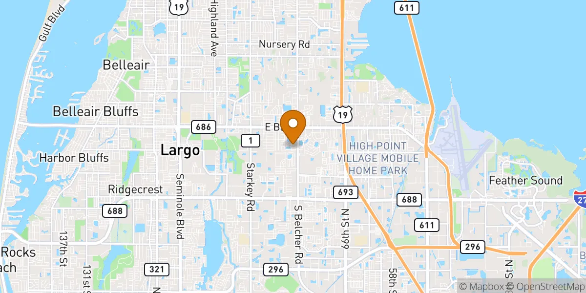  neighborhood map in Largo, FL