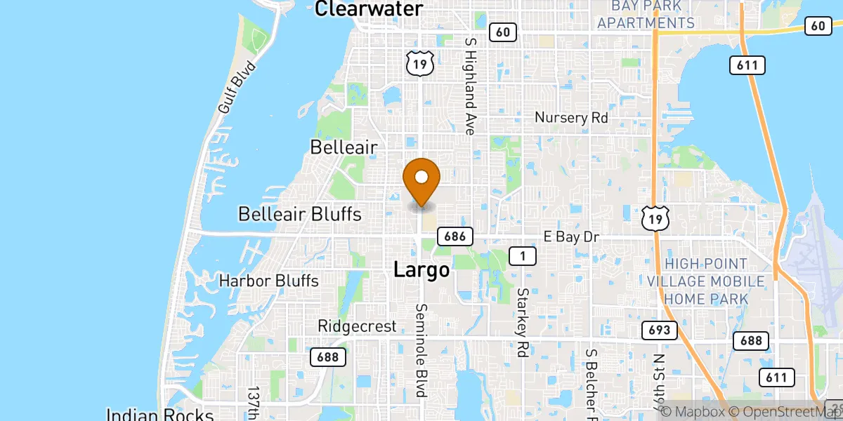  neighborhood map in Largo, FL